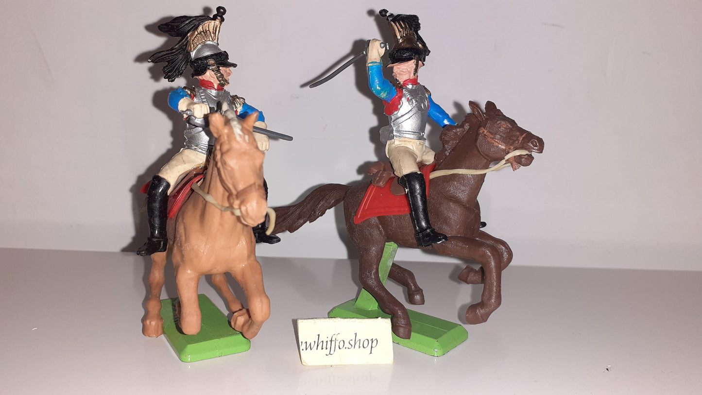 Britains deetail Waterloo French Cuiraissier Cavalry 1970s Made England 1:32 B2