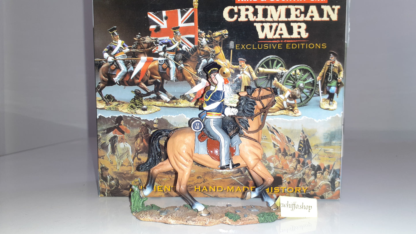 King and country Crw05 Crimean War 17th Lancer Bugler Light Brigade 2007 boxd for sale S1