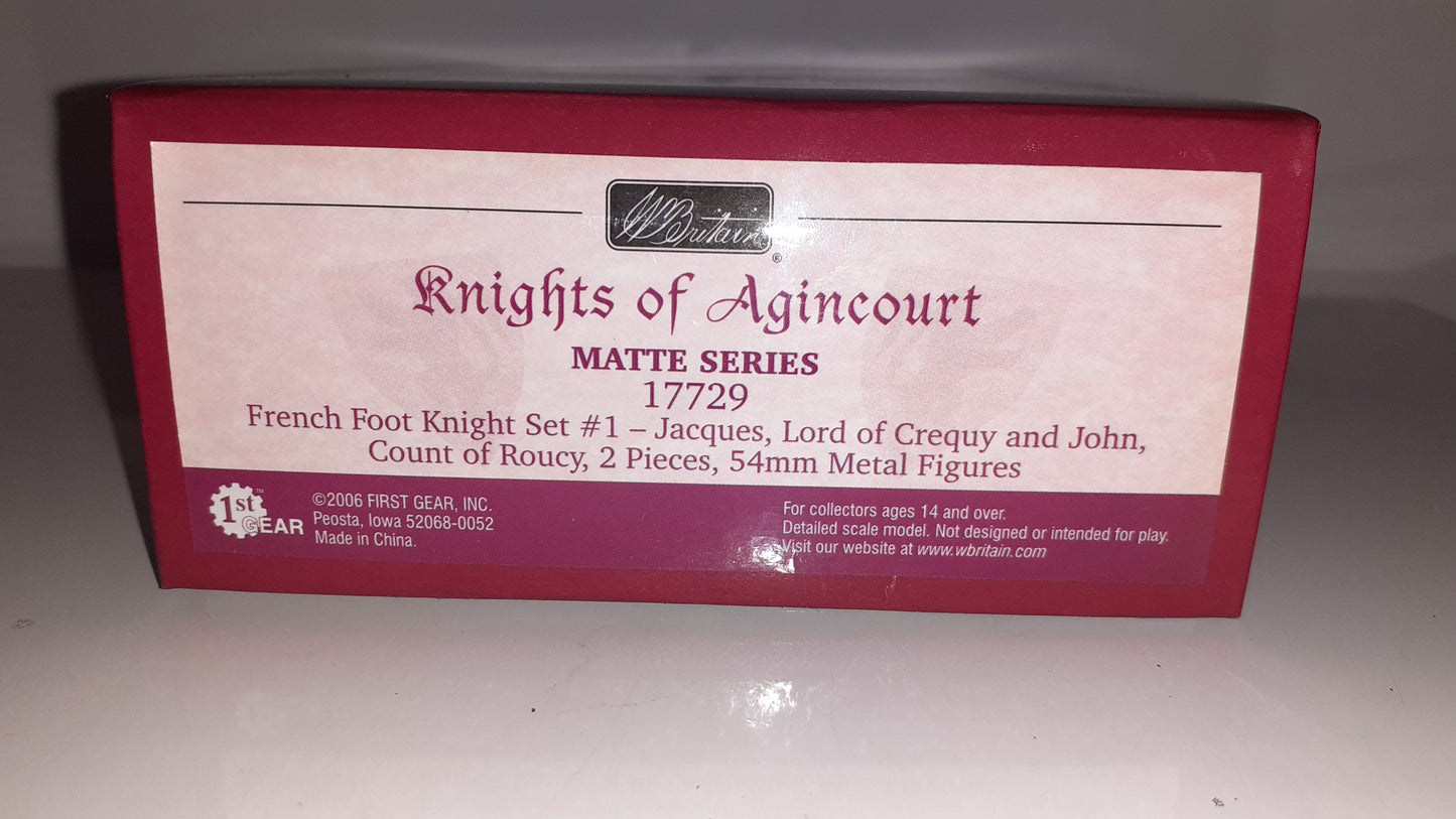 BRITAINS 17229 Knights French Duke Crequy Count Roucy 2006 1:32 Wdb1