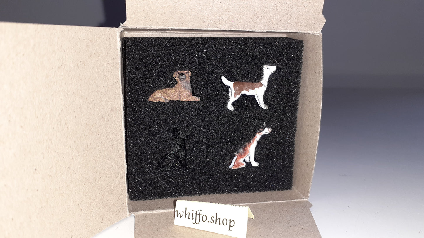 King and country Hk239m Small Dogs Terriers Ww2 Hong Kong Diaram boxed 1:30 Rb25