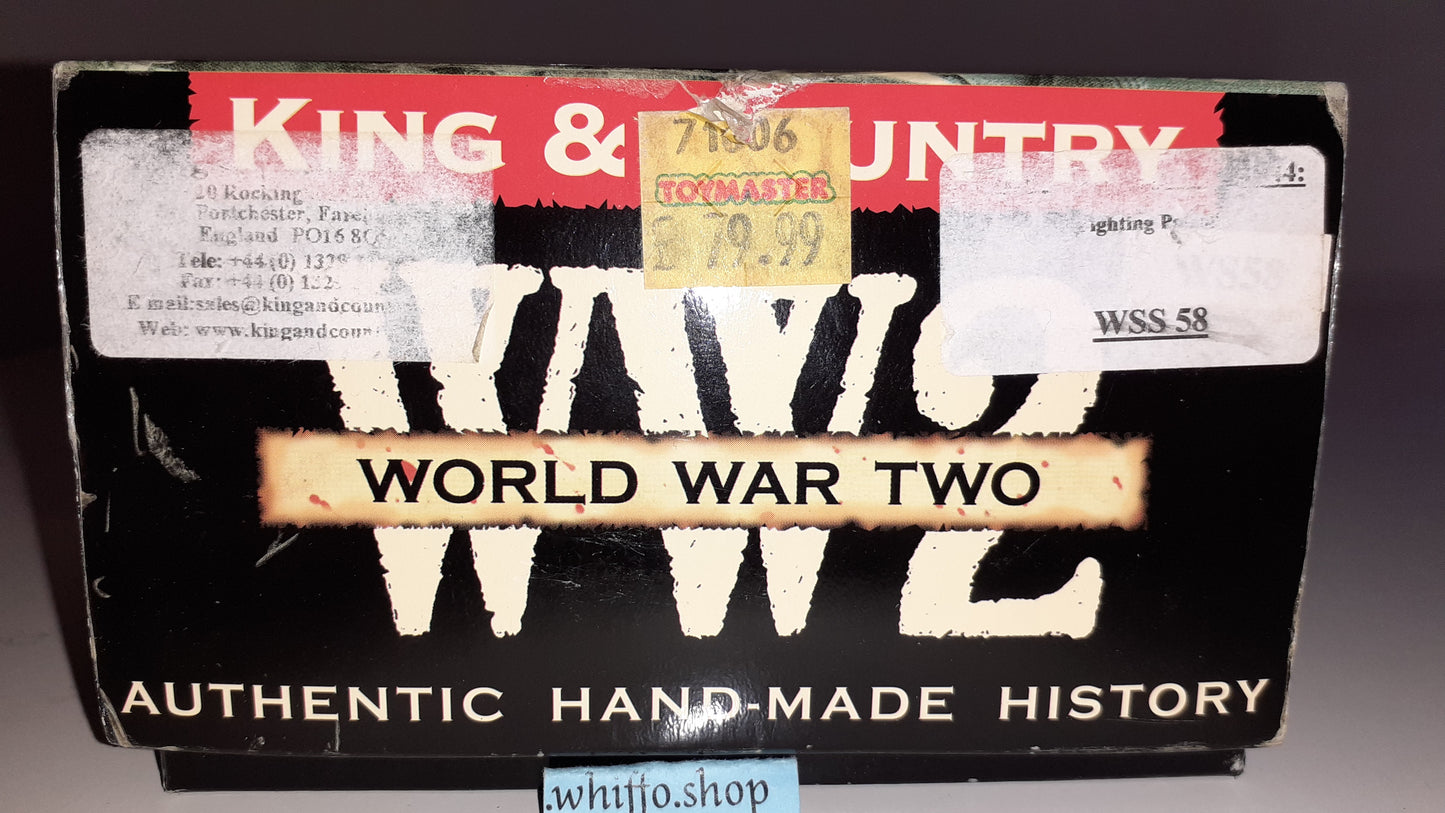 king and country wss58 ww2 German 1944 Fighting Patrol 2003 1:30 metal Wdb97