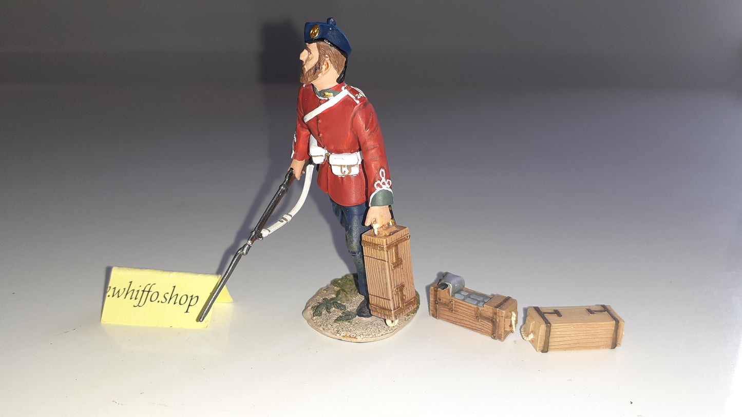 Britains 20015 Zulu wars 24th Foot With Ammo Crates 1:32 2008 boxed B12