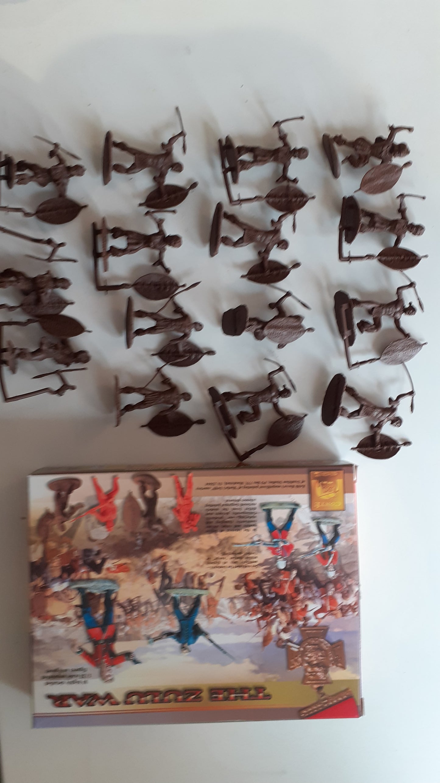 conte plastic Arabs Zulus 2001 Zul014 15 Figures Set 3 1:32