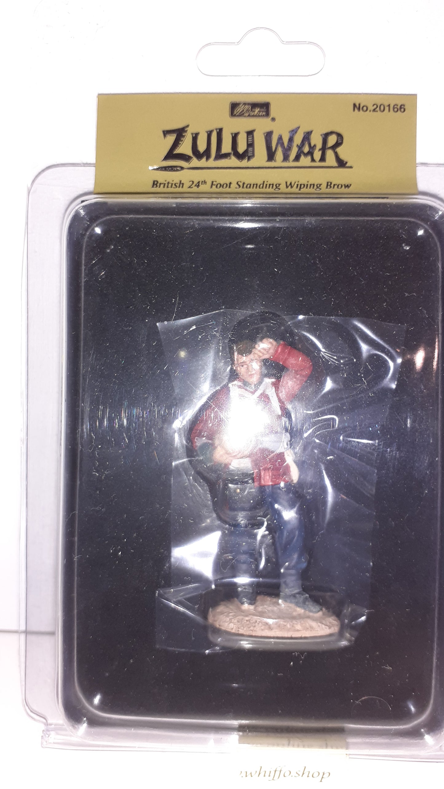 Britains 20166 24th Foot Wiping Brow Zulu Wars boxed 2015 1:32 B10