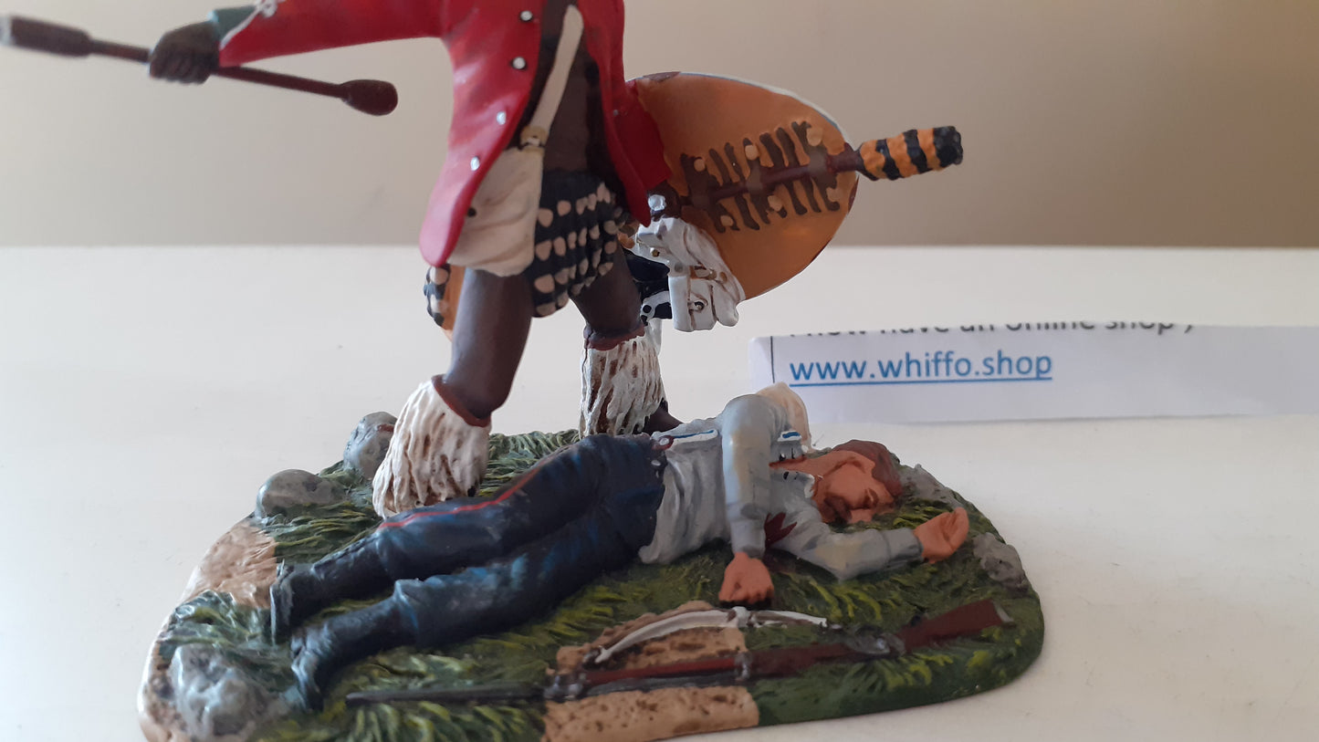 Britains 20040 Zulu wars 24th foot 1:32 metal washing spears limited boxed wdb