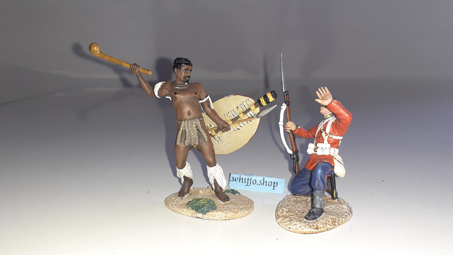 Britains 20182 Zulu wars 24th foot 1:32 metal Closing In 2017 boxed S187