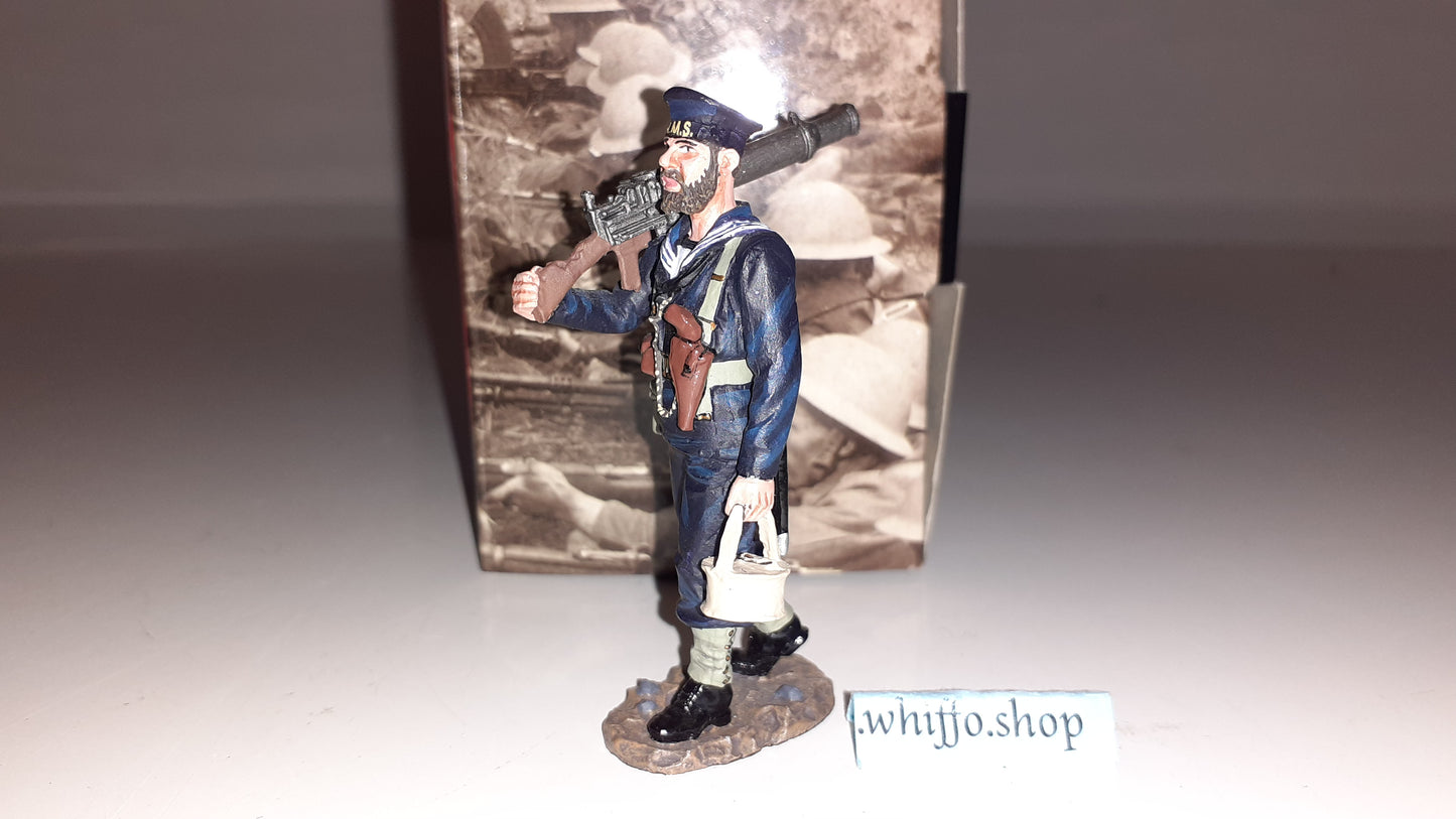 King and country Ww2 Royal Navy Sailor Lewis Gun Fob49 Fob049 boxed 1:30 Rb