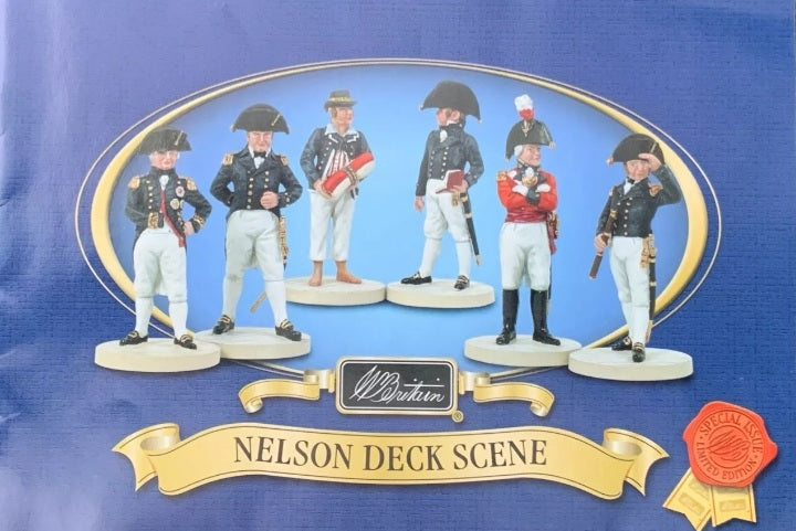 Britains 41118 2004 Nelson Deck Scene Royal Navy Trafalgar 1:32 metal boxd S5