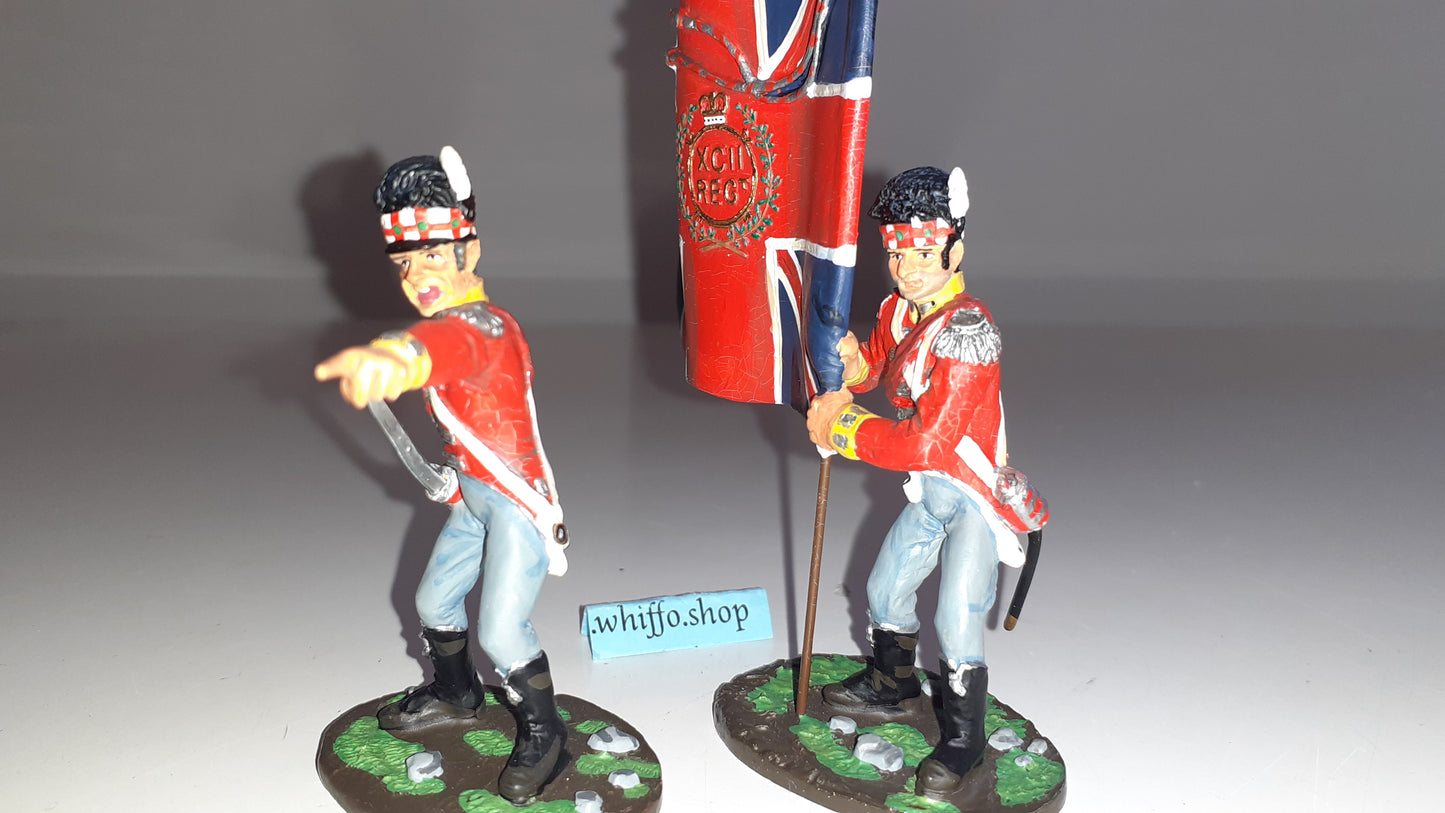 Britains 17364 2001 British 92nd Foot Waterloo Napoleonic 1:32 metal boxed S8b for sale