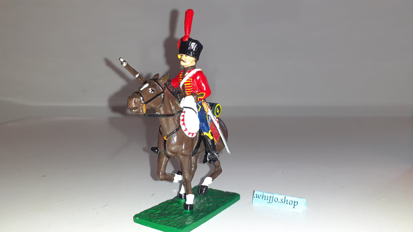 trophy miniatures 1991 Hussars Musketoon Napoleonic Wa86a 1:32 metal box S2