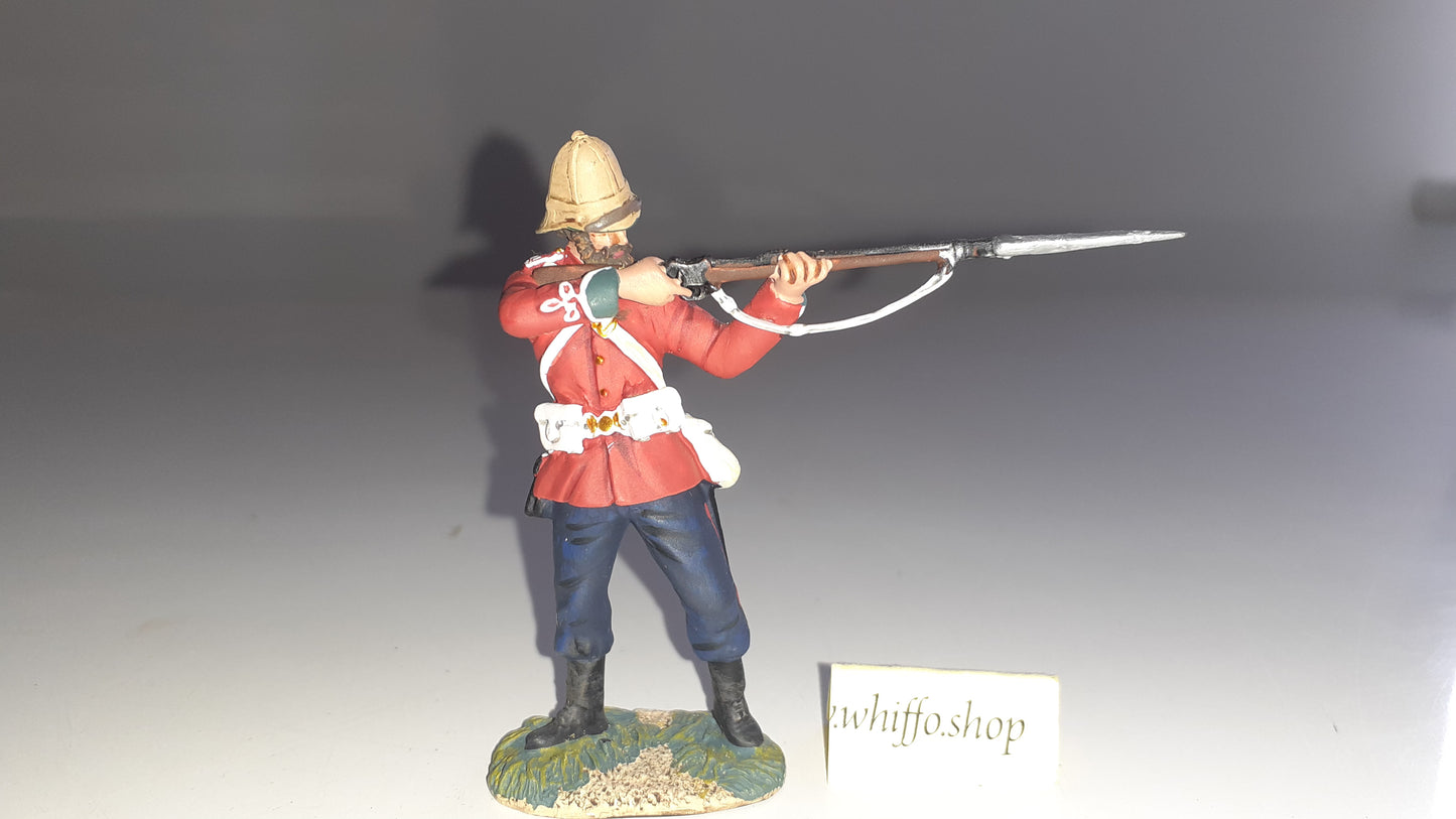 Britains 20071 Zulu wars 24th Foot Standing Firing 1:32 2010 boxed B12