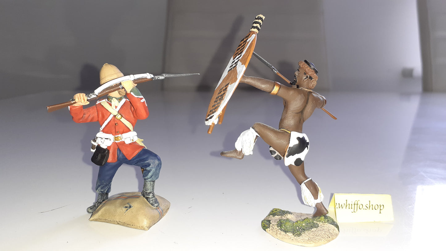 Britains Zulu War 20029 24th Foot Defending Wall Ltd Issue metal boxed 2009 Wdb