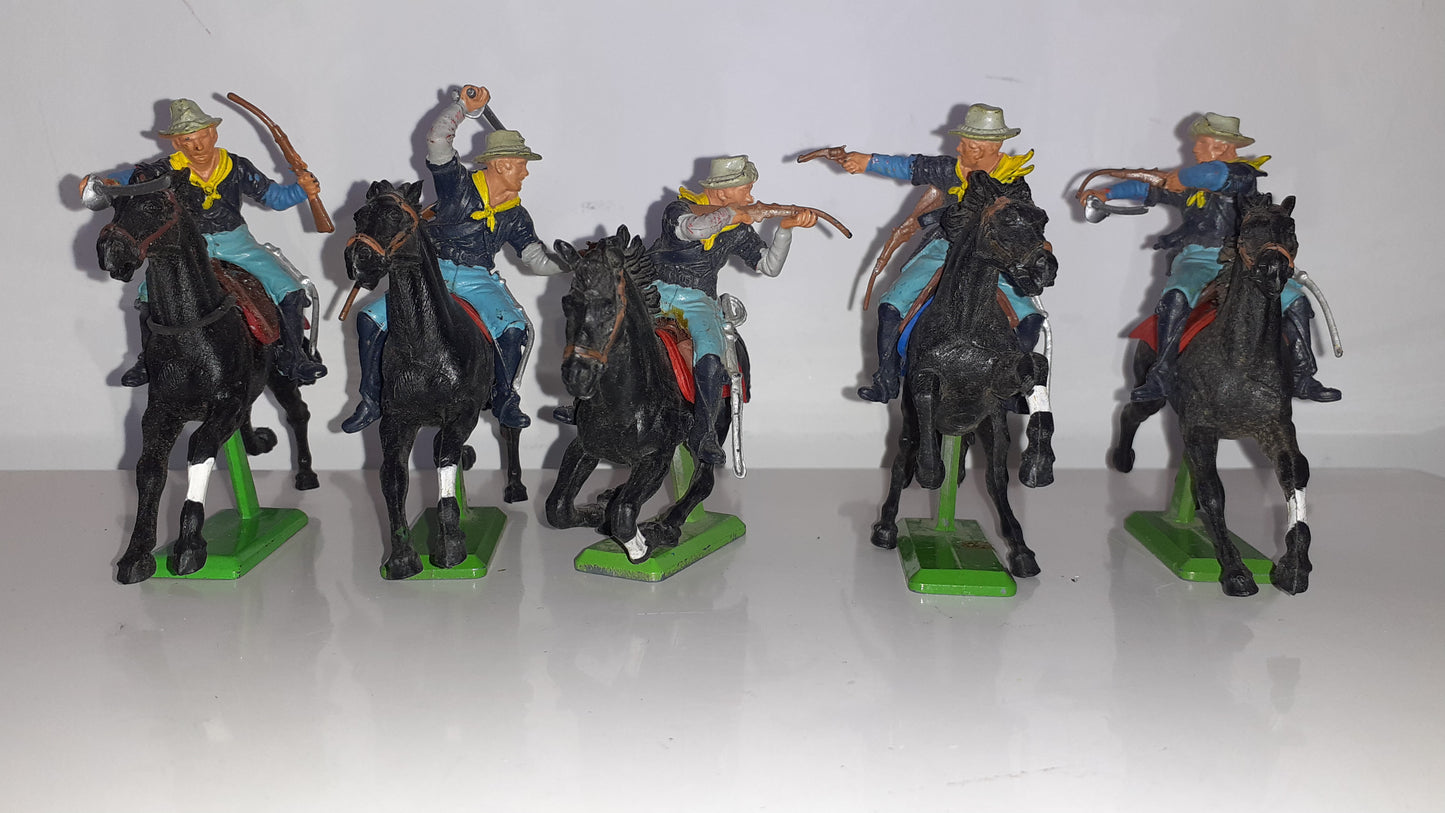 Britains Deetail Mounted 7th Cavalry 1:32 1970s boxed B1 a