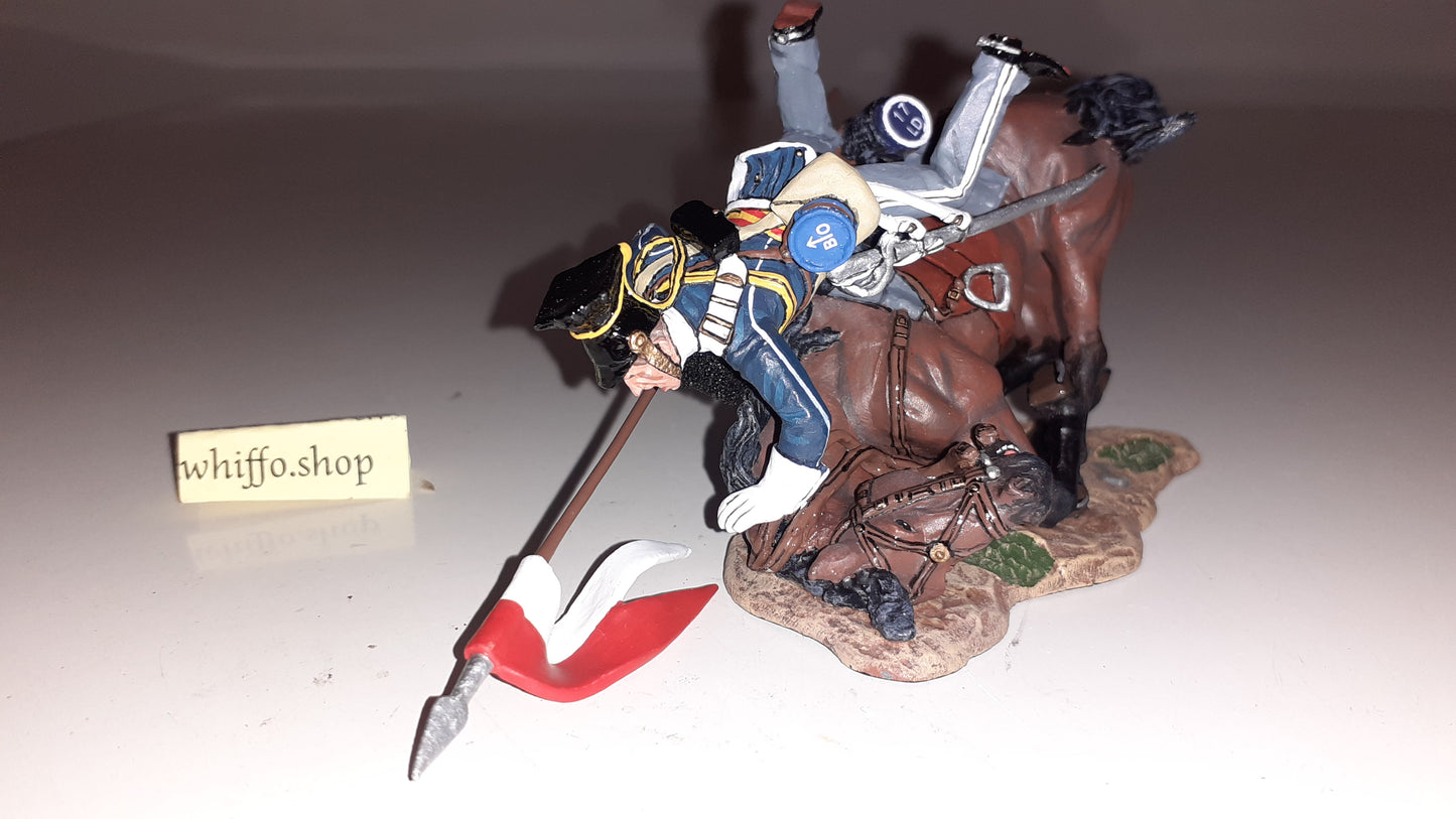 King and country Crimean War Falling 17th Lancer boxd 1:30 Crw36 S555