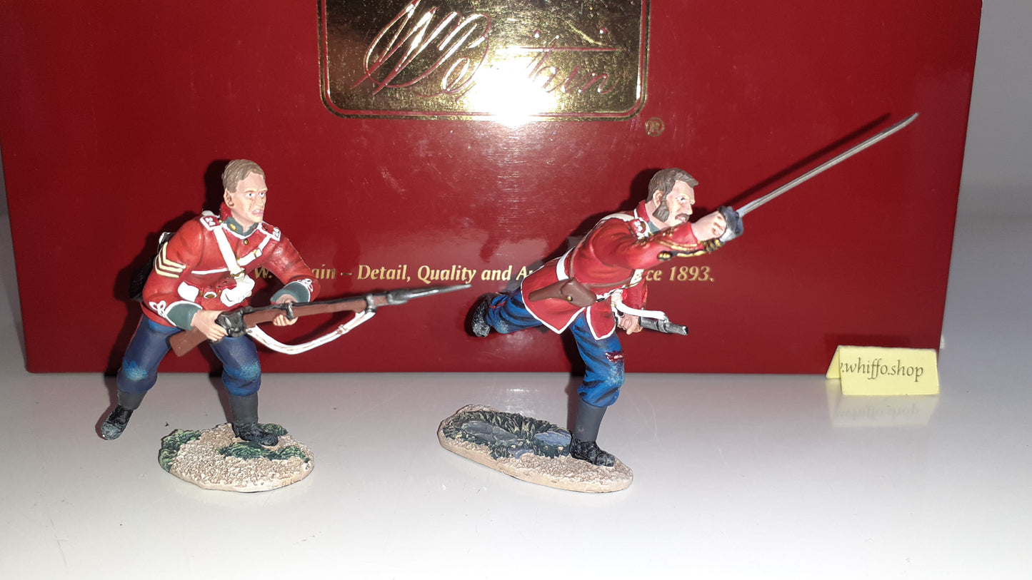 Britains 20132 Zulu wars 24th foot 1:32 2013 Younghusband Forlorn Hope box S7