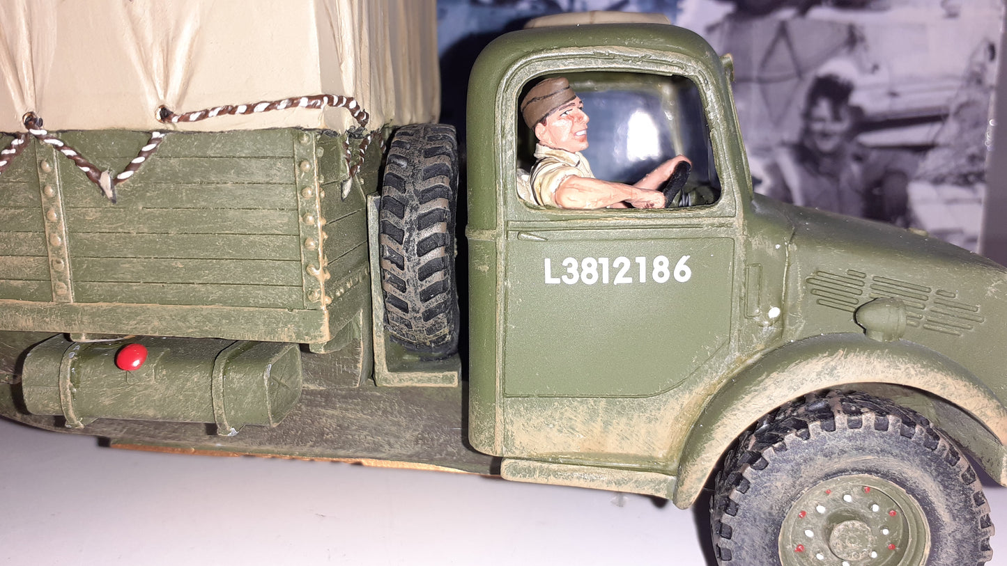 King and country ww2 Fob42 Bedford Oyd Truck Driver 2008 boxed Wdb1