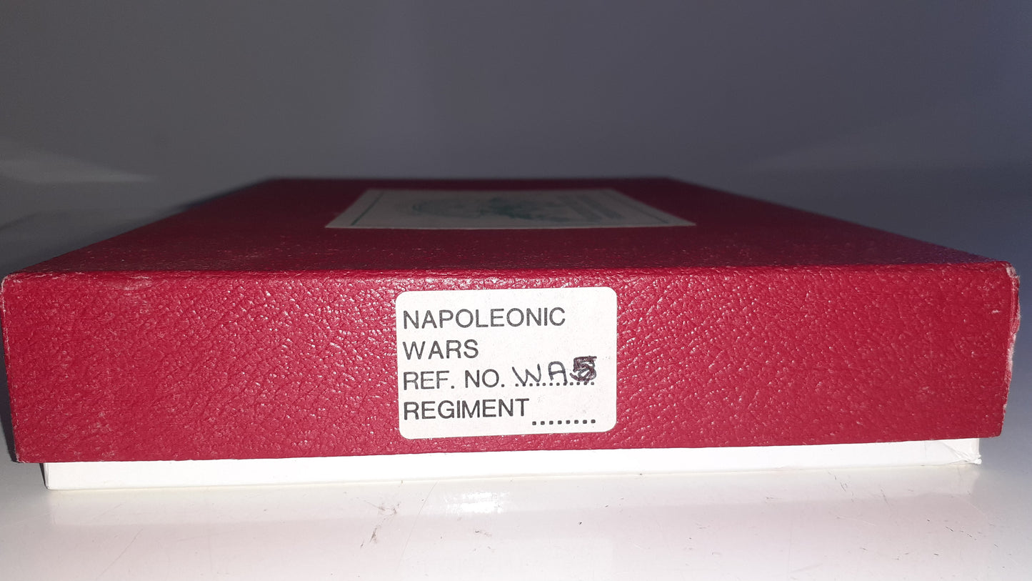trophy miniatures 1991 British Infantry Ready Napoleonic Wa5 1:32 metal box S2B