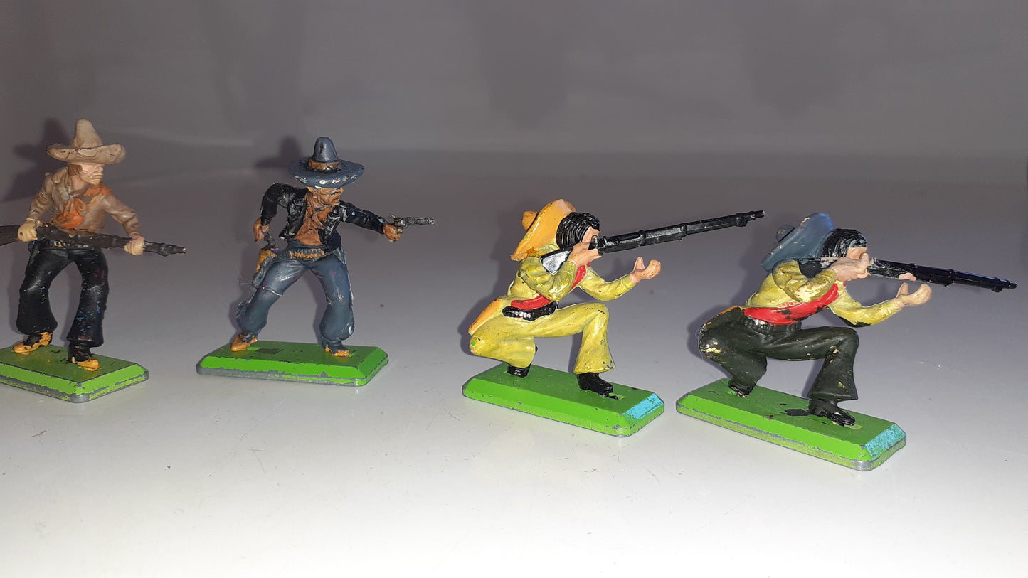 Britains deetail Wild West Mexicans 1970s 1:32 b25