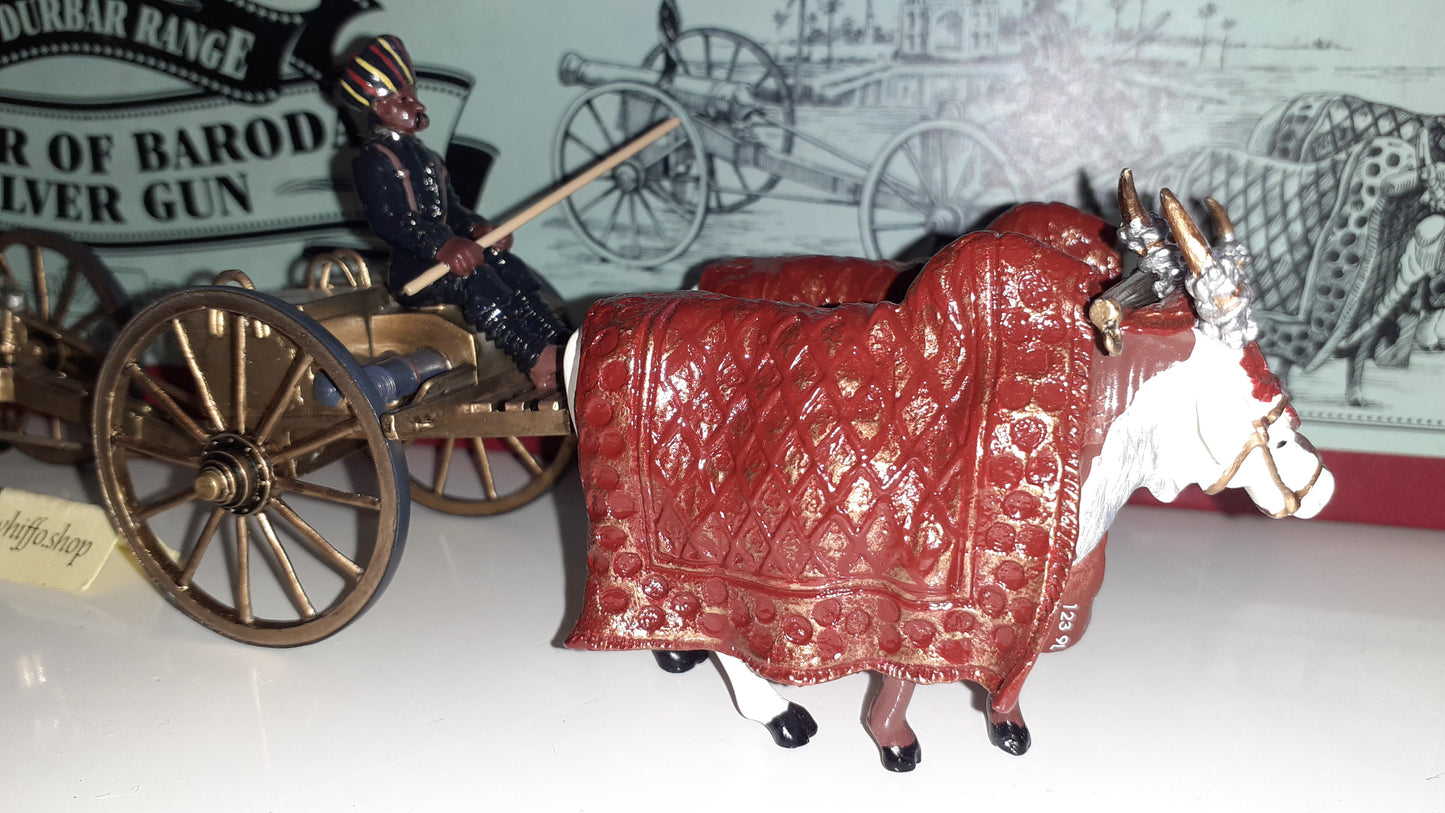 Britains 00141 Delhi Durbar Gaekwar Baroda Silver Gun 1:32 1999 boxed S8