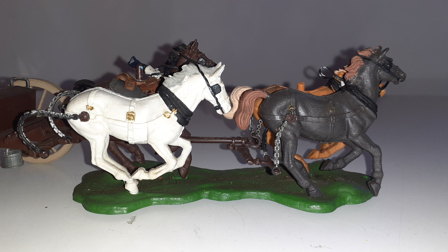 Britains deetail Swoppet Acw Gun Limber 1:32 Dc10