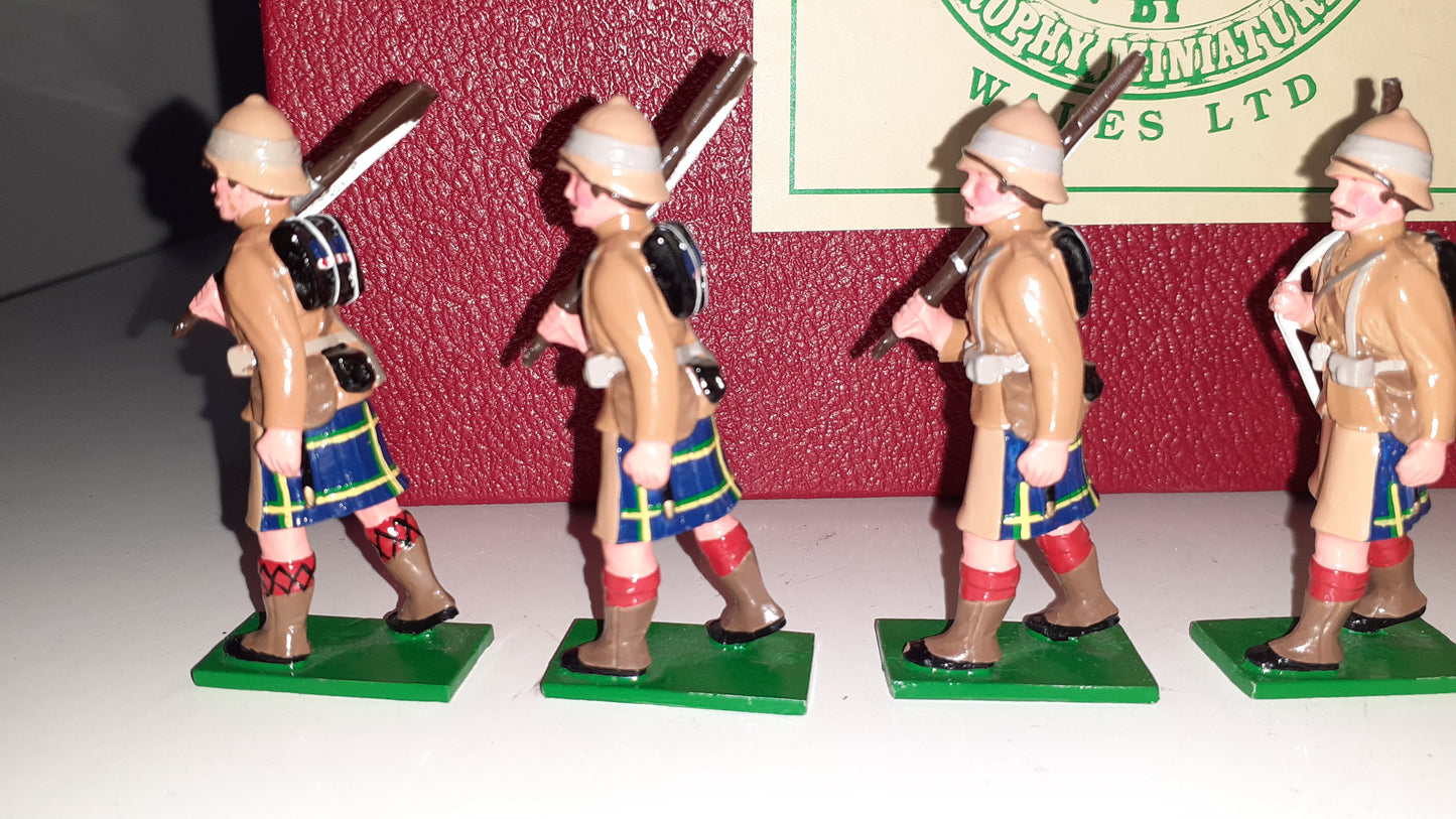 trophy miniatures 1991 Sas2 Gordon Highlanders Boer Sudan Egypt Nwf 1:32 box S2