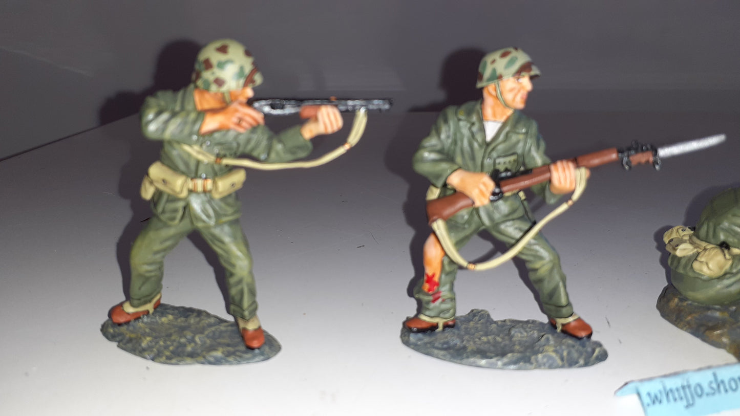 King and country ww2 iwj18 50 Cal usmc iwo jima boxed 2001 S562