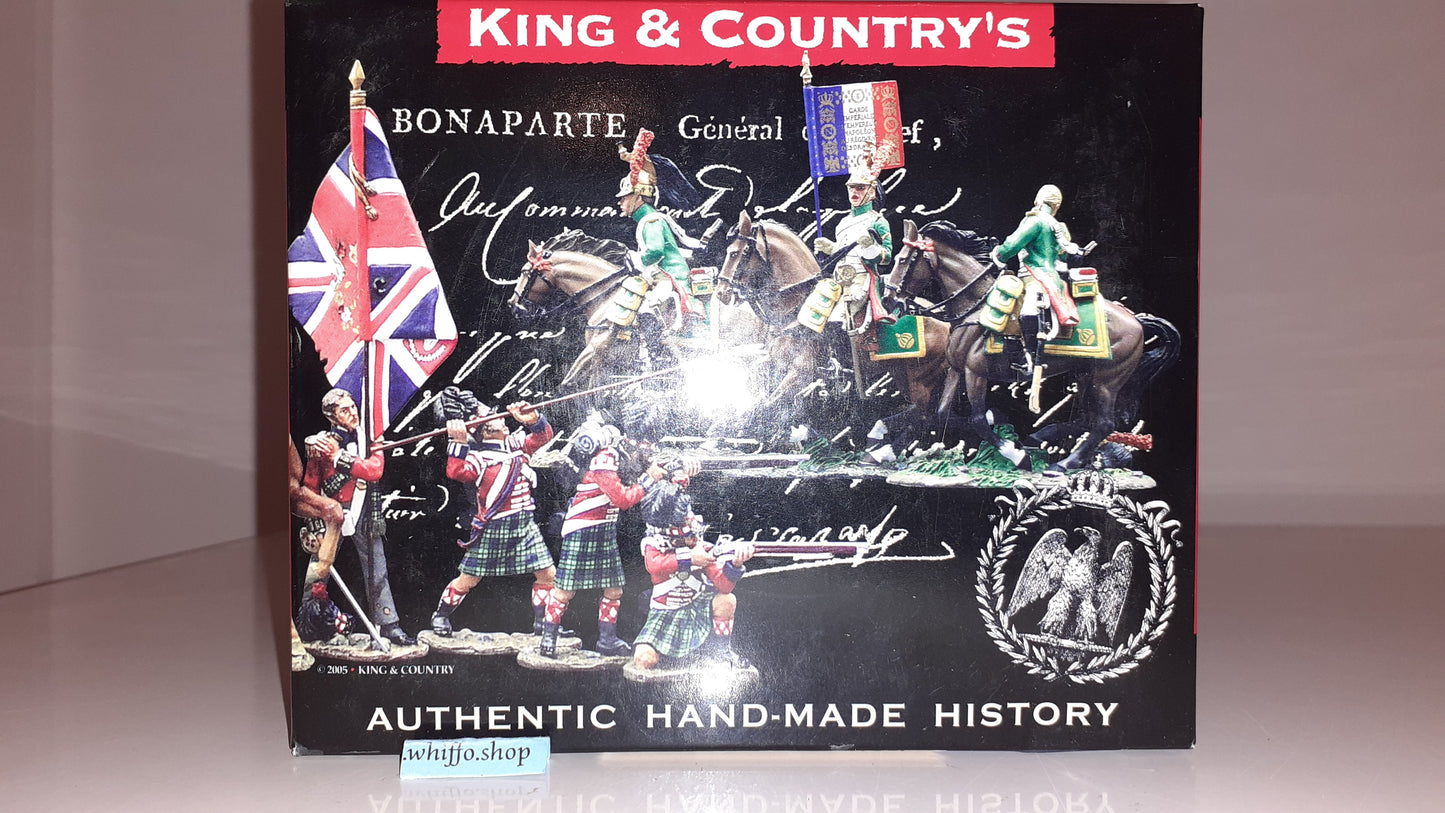 King and country Na160 Dutch Lancer Walking Repaired Plume Napoleonic box Wb