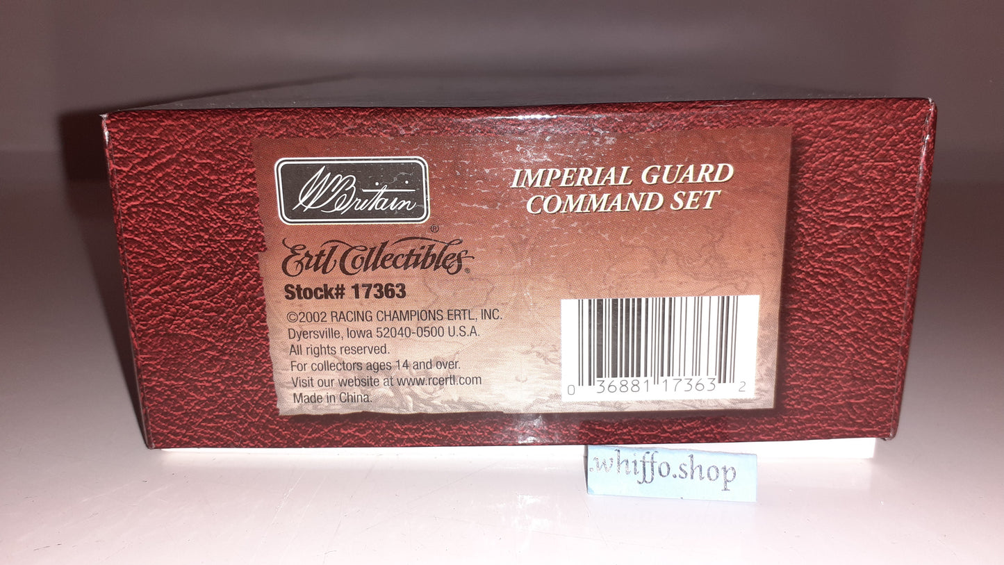 Britains 17363 2002 Imperial Guard Flag Waterloo Napoleonic 1:32 metal boxd S8b for sale