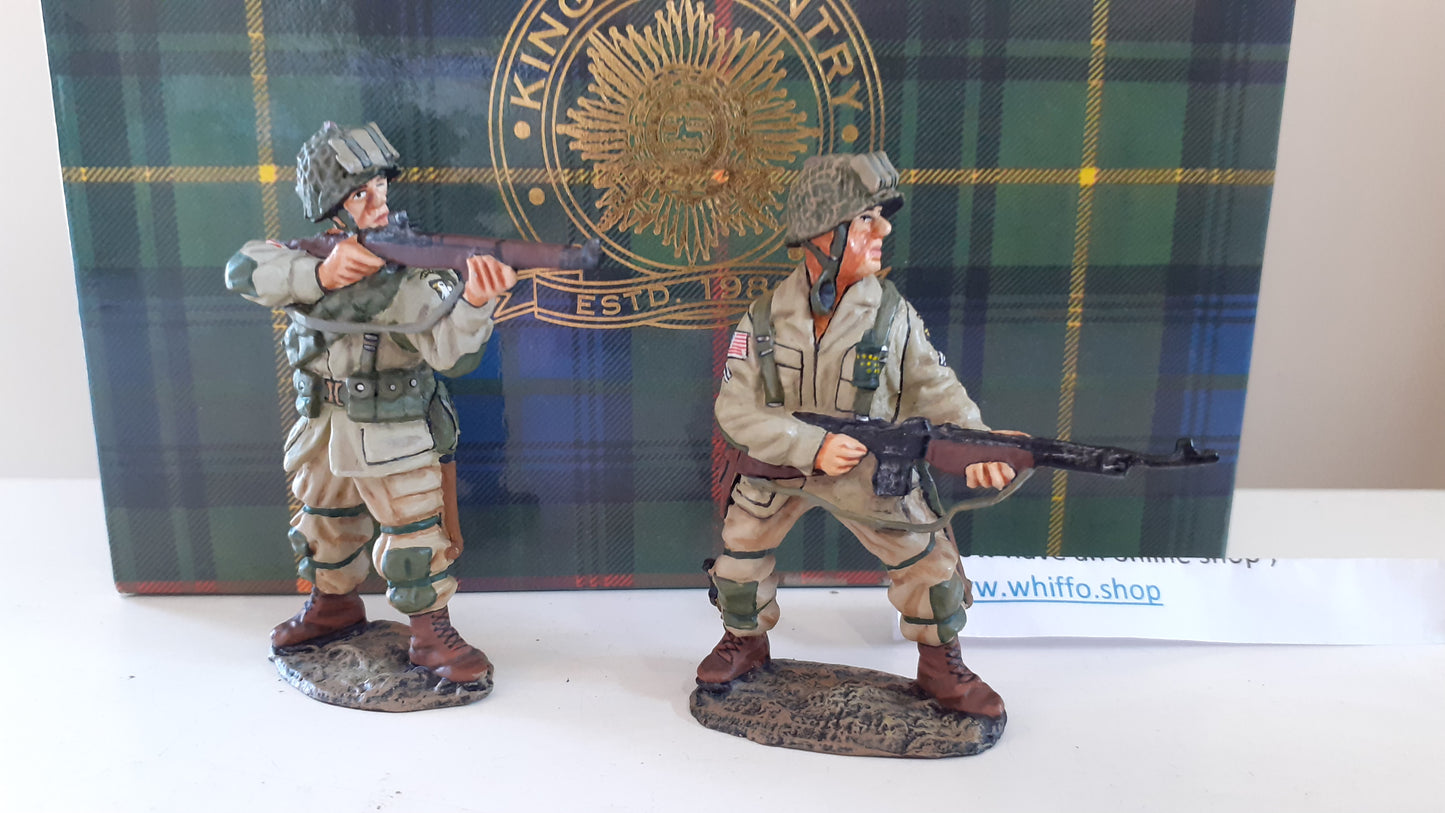 King and country ww2 Us 101st Airborne Paratroopers boxed Dd26 Dd026 Wb