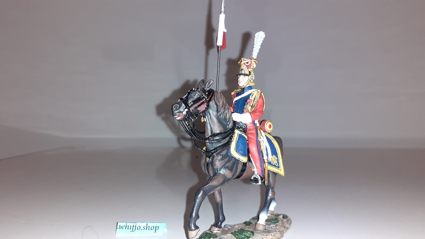 King and country Na160 Dutch Lancer Walking Repaired Plume Napoleonic box Wb