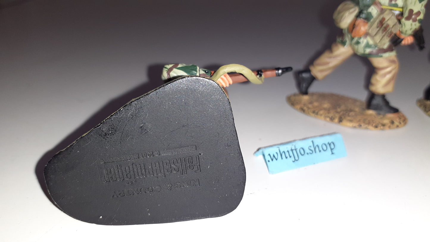 King and country Ww2 2001 Fj05 German Fallschirmjager Paras Ambush box 1:30 S1