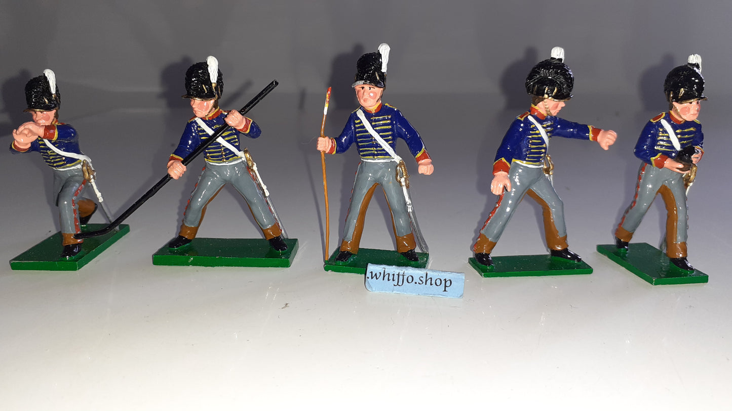 trophy miniatures 1991 Napoleonic Rha Rotal Horse Artillery Eq7 Eq59 1:32 s896