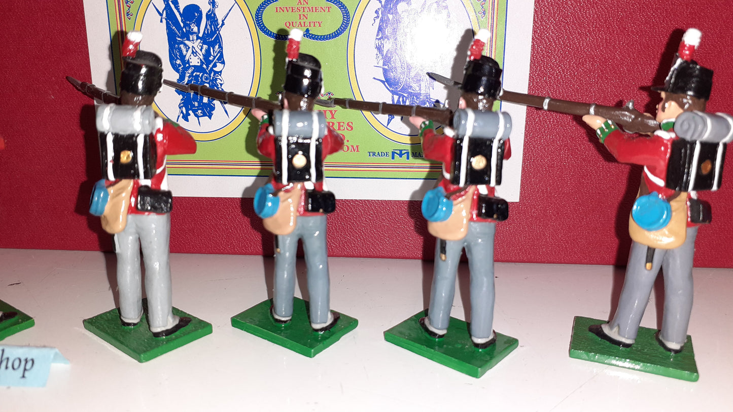 trophy miniatures 1991 British Infantry 69th Napoleonic Wa3 1:32 metal box S2