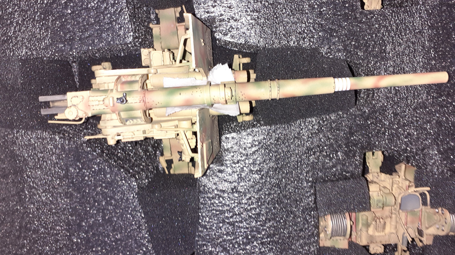 Britains 25059 German 88mm Flak Anti Tank Gun 3 Crew WW2 Sz108 300 Made 2020