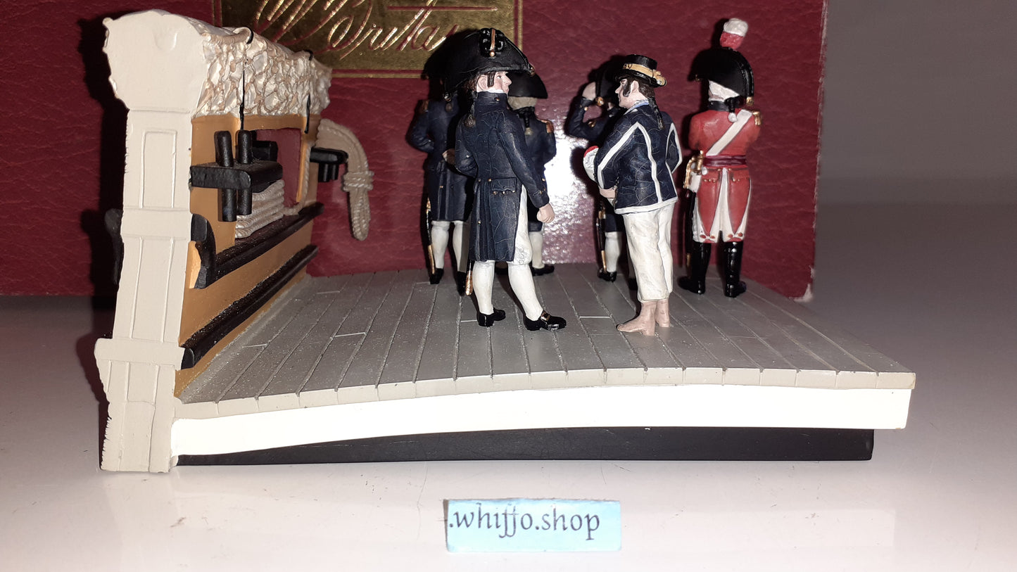 Britains 41118 2004 Nelson Deck Scene Royal Navy Trafalgar 1:32 metal boxd S5