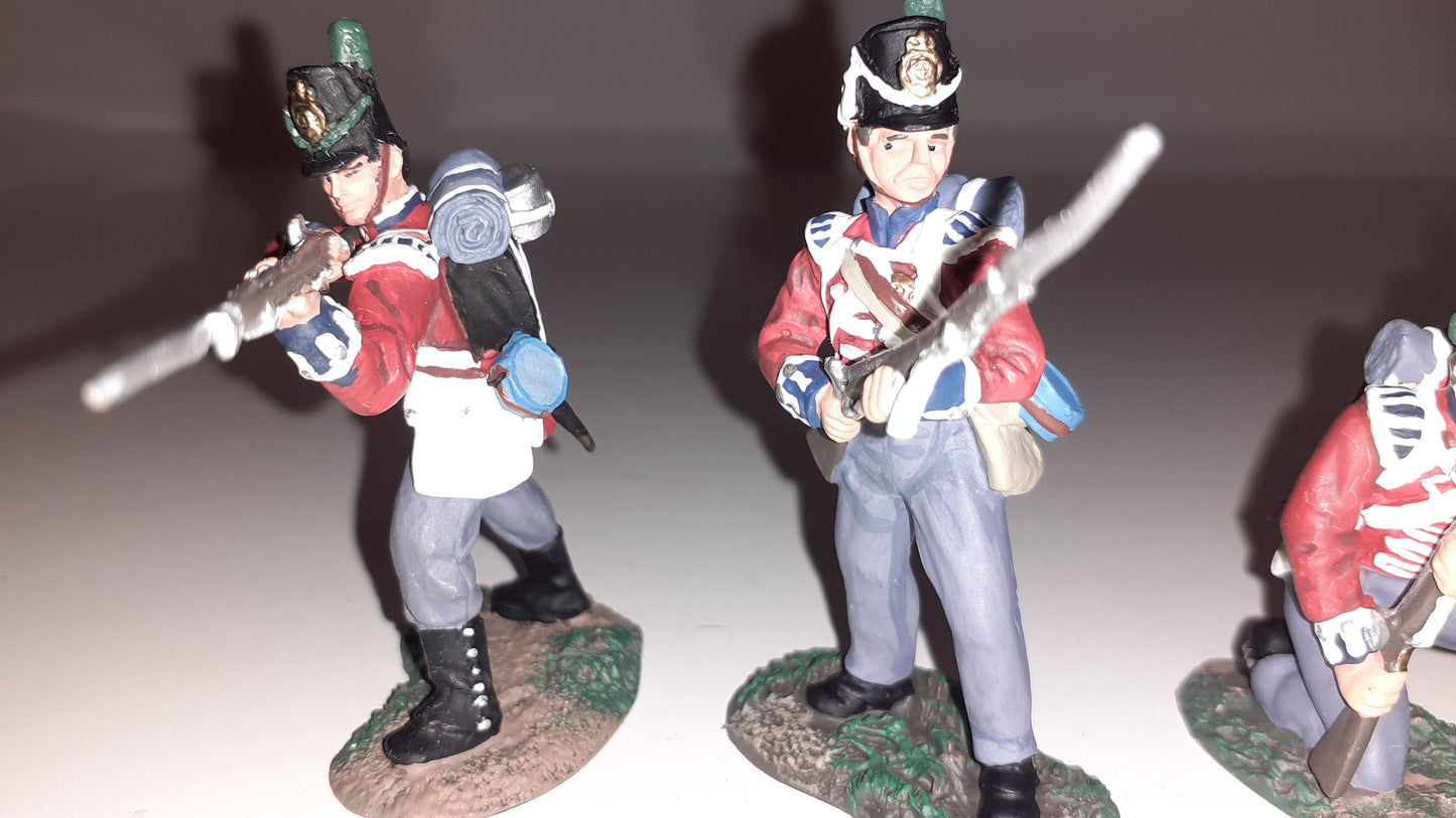 Britains 00150 1999 Waterloo Napoleonic Coldstream Guards Defending 1:32 s835