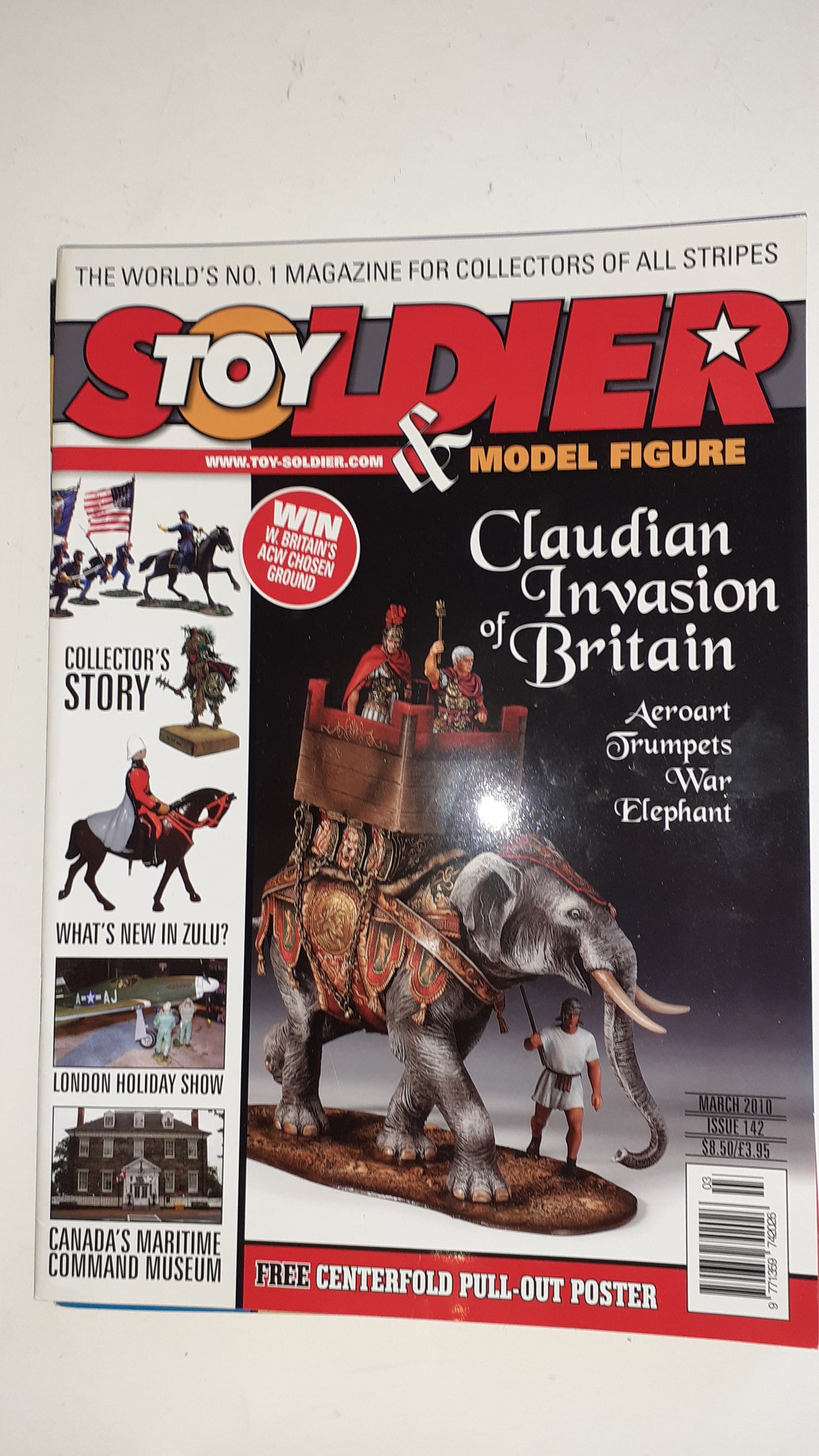 King and country Toy Soldier Magazine 3 Mags 2010 Mar Feb Jan 140 141 142 S7