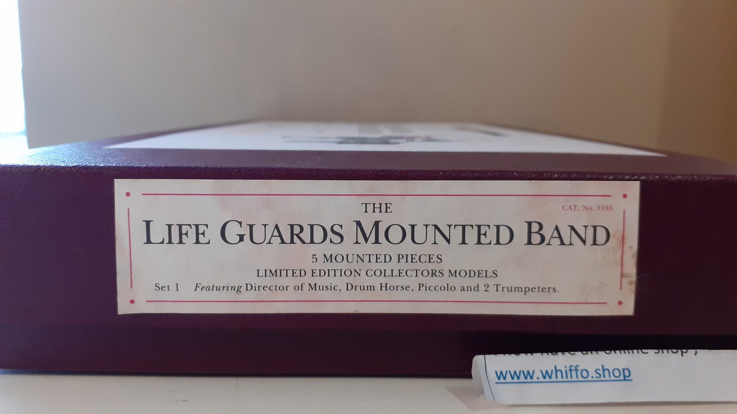 Britains limited edition life guards mounted band 1995 5195 Set 1 Mib s4