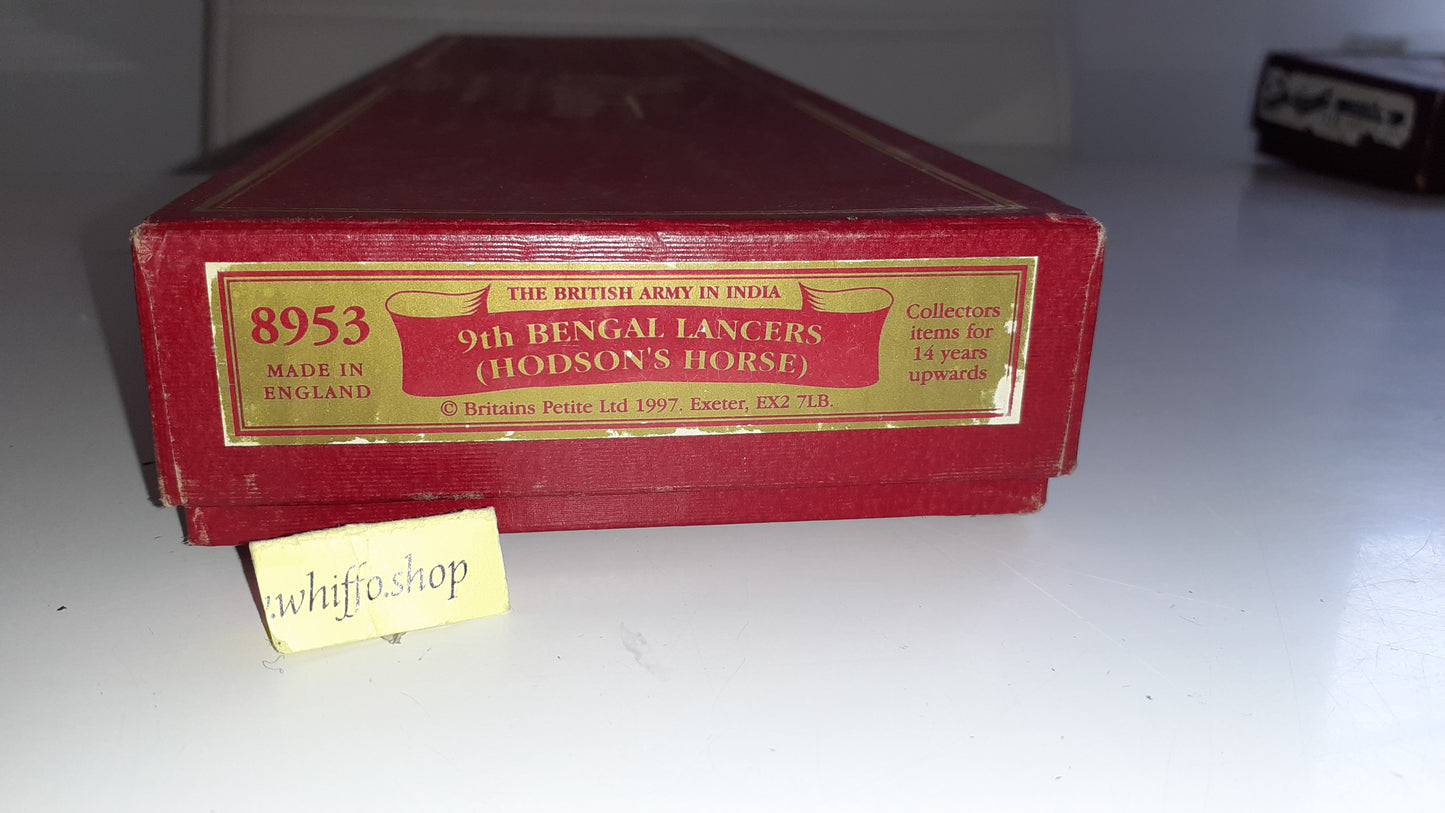 Britains 8953 9th Bengal Lancers Hodson Horse India cavalry 1990s 1:32 S7