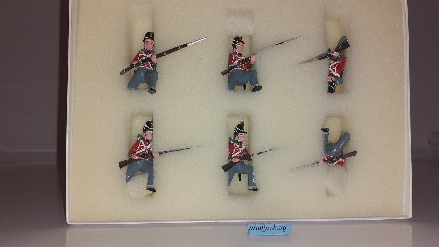 trophy miniatures 1991 Wa6 British Infantry Waterloo Napoleonic 1:32 box S2