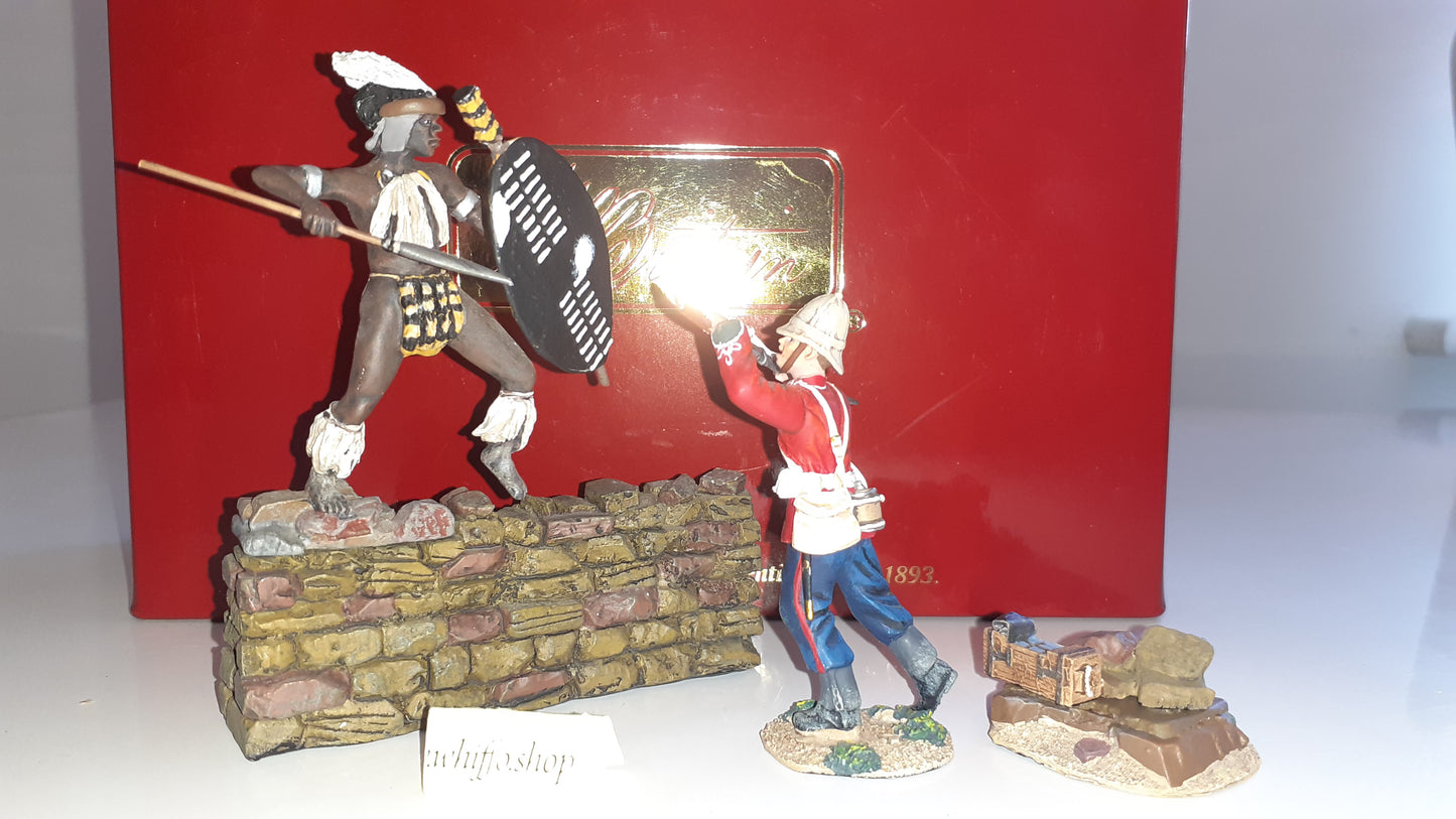 Britains 20116 Zulu war 24th foot Thrust Fight For Kraal 8 1:32 2013 wdb