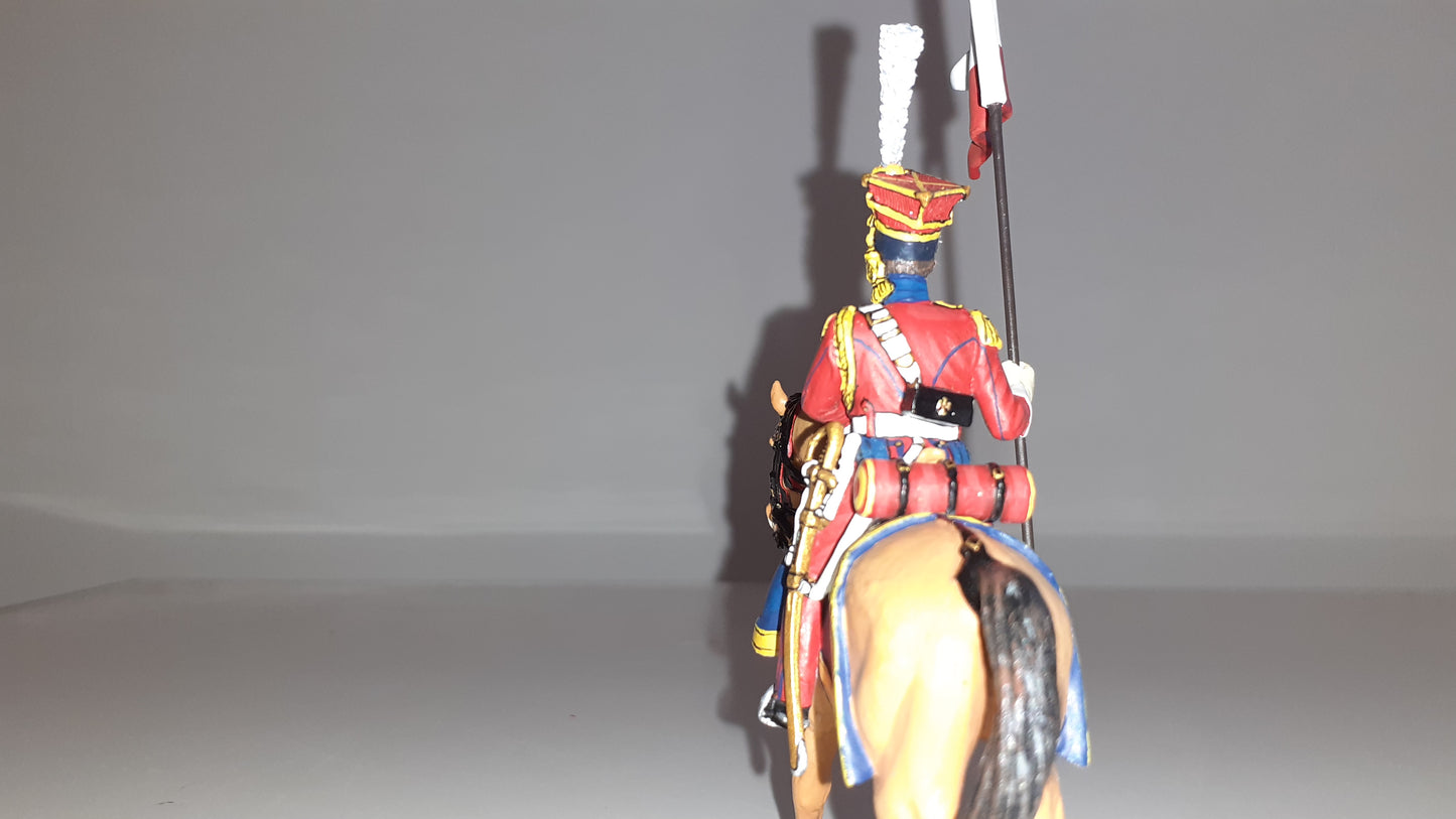 King and country Na159 Dutch Lancer Napoleonic Waterloo walking horse for sale box Wb