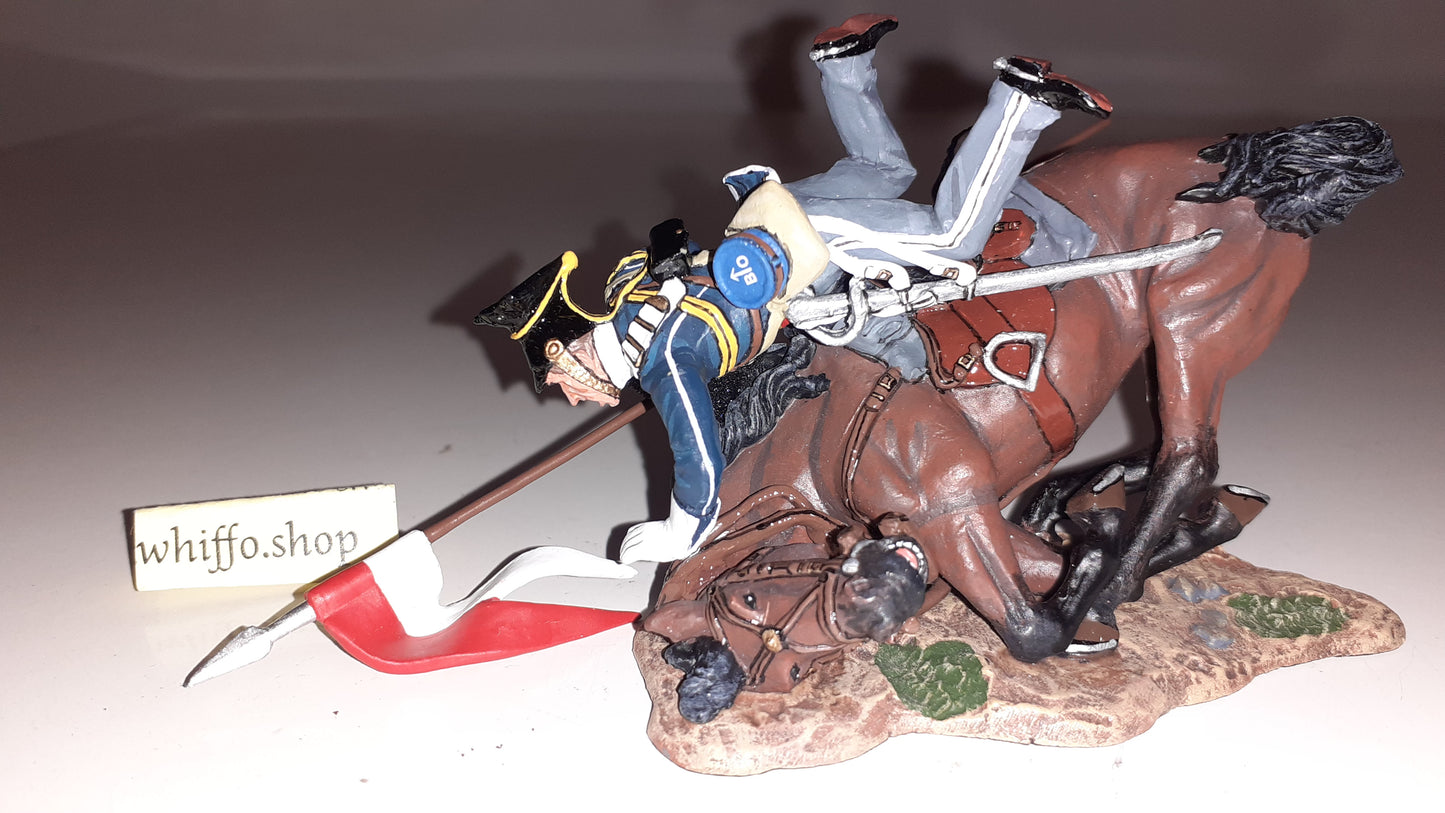 King and country Crimean War Falling 17th Lancer boxd 1:30 Crw36 S555