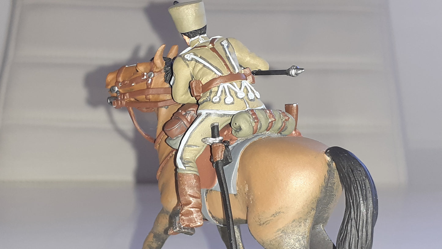 Britains ww1 17675 2006 German Deaths Head Hussar Cavalry 1914 metal boxd S7