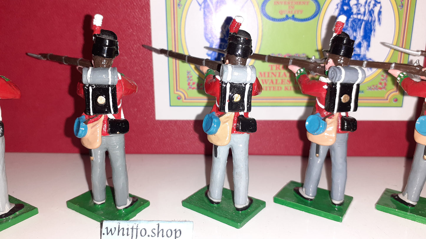 trophy miniatures 1991 British Infantry 69th Napoleonic Wa3 1:32 metal box S2