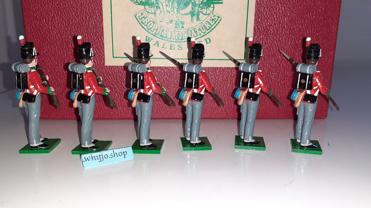 trophy miniatures 1991 British Infantry Ready Napoleonic Wa5 1:32 metal box S2B