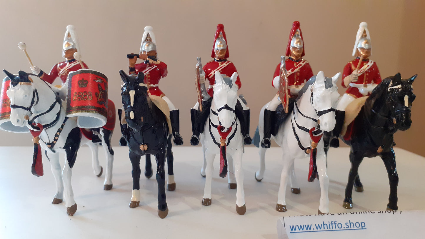 Britains limited edition life guards mounted band 1995 5195 Set 1 Mib s4