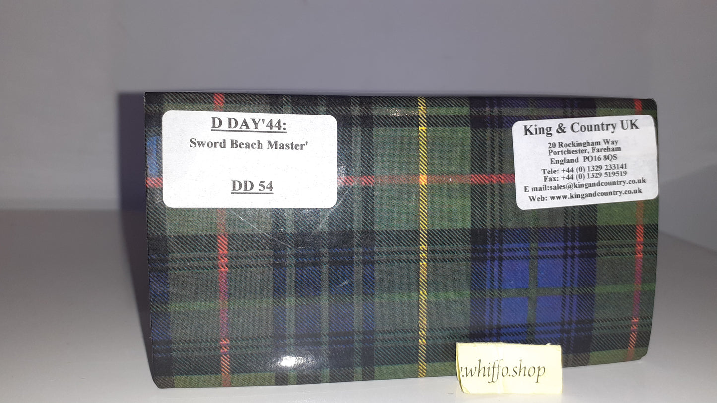 King and country ww2 Sword Beach Master D-day Bull Dog boxed 1:30 Dd54 wdb