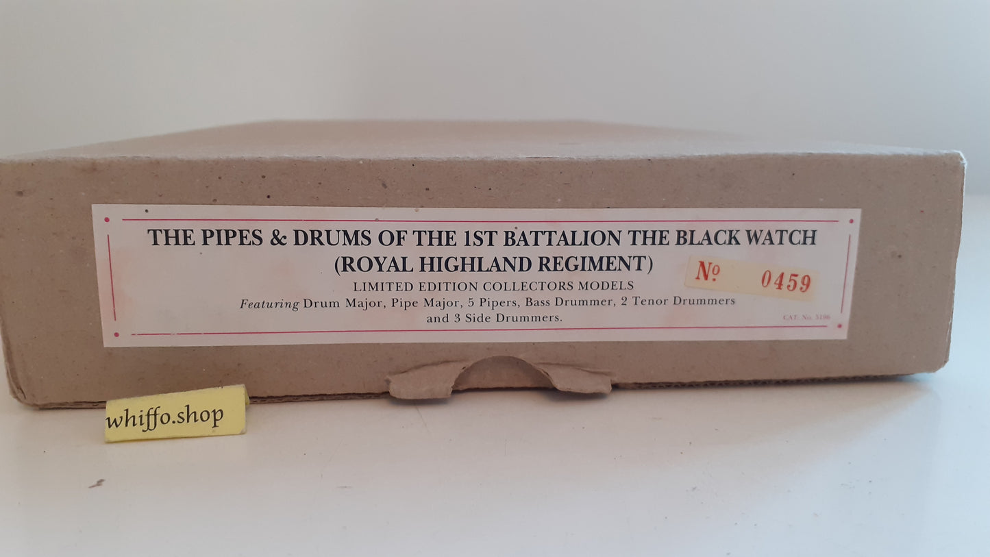 Britains limited edition 5196 Pipes Drums Black Watch royal Highland 1996 S744