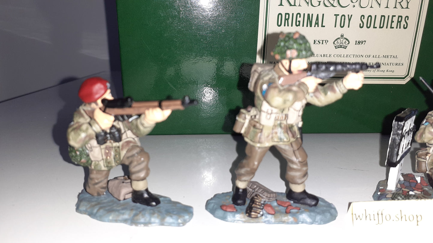 King and country Ww2 An001 Only 500 Paras Paratroopers Arnhem boxed 1:30 S857